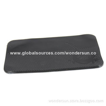 Car Anti-slip Mat/Super Sticky Pad for Mobile Phones/GPS/MP3 Players/Keys, ODM/OEM Orders Available